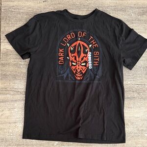 NWT Disney Star Wars Darth Maul black and red graphic t-shirt